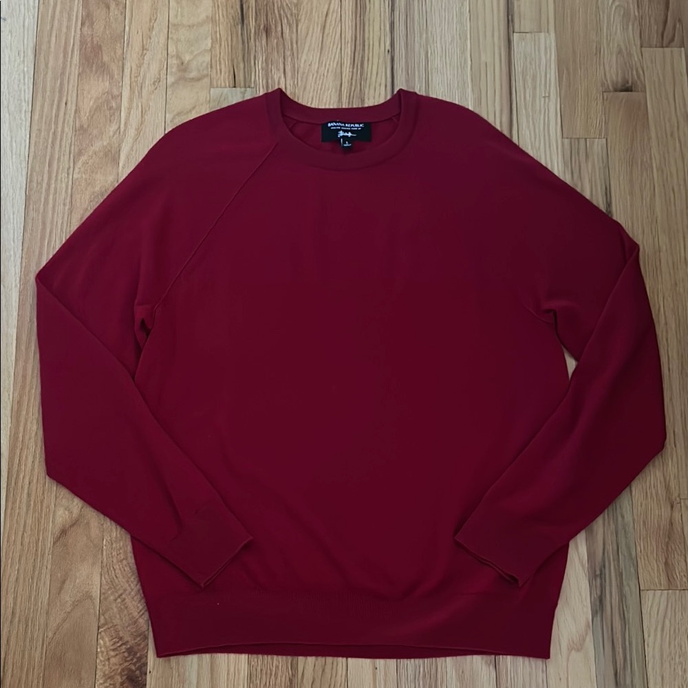 Crew Neck Italian Merino Wool Sweater